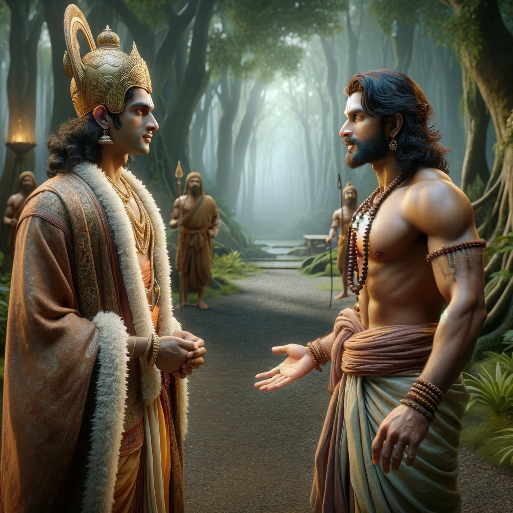 Bharata Meets Rama